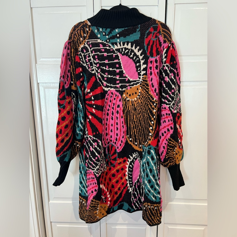 EUC Farm Rio Shell Sweater Dress - Picture 11 of 11